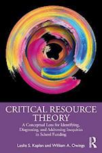 Critical Resource Theory