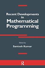 Recent Developments in Mathematical Programming