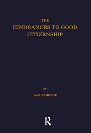 Hindrances to Good Citizenship