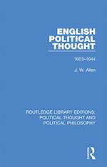 English Political Thought