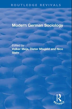 Modern German Sociology