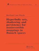 Hyperbolic Sets, Shadowing and Persistence for Noninvertible Mappings in Banach Spaces