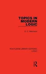 Topics in Modern Logic