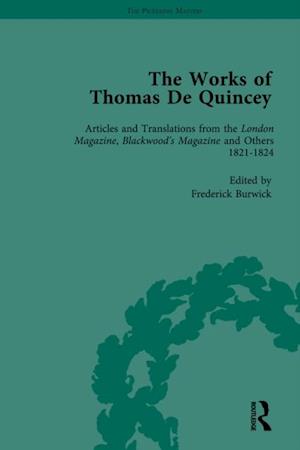 Works of Thomas De Quincey, Part I Vol 3