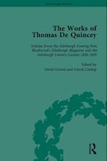 Works of Thomas De Quincey, Part I Vol 6