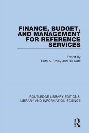 Finance, Budget, and Management for Reference Services