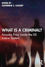 What Is a Criminal?