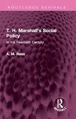 T. H. Marshall's Social Policy