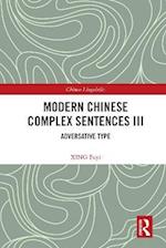 Modern Chinese Complex Sentences III