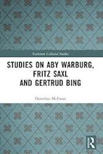 Studies on Aby Warburg, Fritz Saxl and Gertrud Bing