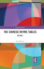 Chinese Rhyme Tables