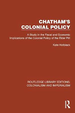 Chatham's Colonial Policy