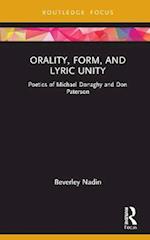 Orality, Form, and Lyric Unity