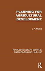 Planning for Agricultural Development