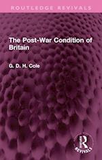 Post-War Condition of Britain