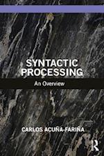 Syntactic Processing