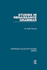 Studies in Renaissance Grammar