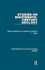 Studies on Eighteenth-Century Geology