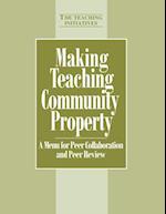 Making Teaching Community Property