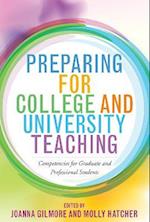 Preparing for College and University Teaching