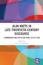 Alan Watts in Late-Twentieth-Century Discourse