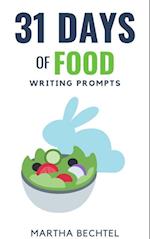 31 Days of Food (Writing Prompts)