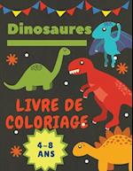 Dinosaures Livre de coloriage 4-8 Ans