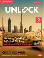 Unlock Level 2 Listening, Speaking and Critical Thinking Student's Book with Digital Pack