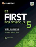 B2 First for Schools 5 Student's Book with Answers with Audio with Resource Bank