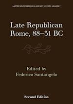 Late Republican Rome, 88–31 BC