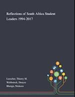 Reflections of South Africa Student Leaders 1994-2017 
