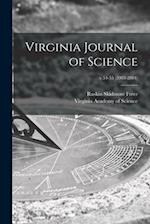 Virginia Journal of Science; v.54-55 (2003-2004)