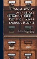 Biennial Report of the State Librarian for the Two Fiscal Years Ending ... [serial]; 1940/42 