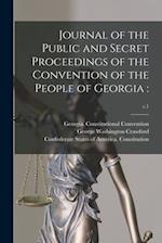 Journal of the Public and Secret Proceedings of the Convention of the People of Georgia :; c.1 