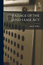 Passage of the Lend-Lease Act
