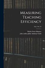 Measuring Teaching Efficiency; circ. No. 25 