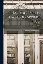 Hastings' Seeds Catalog, Spring 1930; Spring 1930