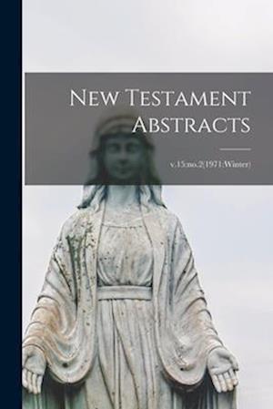 New Testament Abstracts; v.15