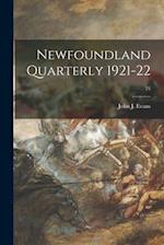 Newfoundland Quarterly 1921-22; 21 