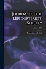 Journal of the Lepidopterists' Society; v.62