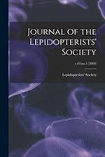 Journal of the Lepidopterists' Society; v.63