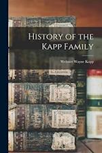History of the Kapp Family