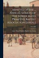 Minutes of the ... Annual Session of the Lower Mayo Primitive Baptist Association [serial]; 1971-1989