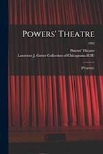 Powers' Theatre : [program].; 1902 