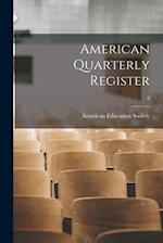 American Quarterly Register; 8 