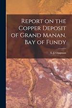 Report on the Copper Deposit of Grand Manan, Bay of Fundy [microform] 