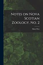 Notes on Nova Scotian Zoology, No. 2 [microform] 