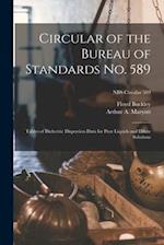Circular of the Bureau of Standards No. 589