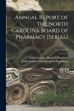 Annual Report of the North Carolina Board of Pharmacy [serial]; Vol. 74 (1955) 