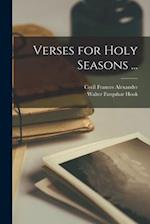 Verses for Holy Seasons ... 